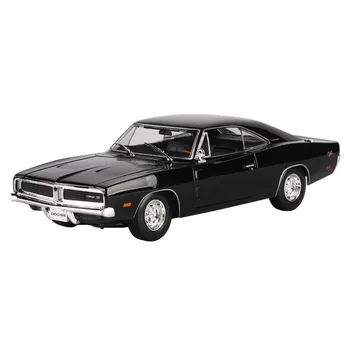 1:18 Mastelis Automobilių Modelių, lieto Lydinio Modeliavimas Auto Mobilių Transporto priemonių gld3 žaislai Vaikams Dodge Challenger Raumenų Automobilių 1969 m.
