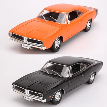 1:18 Mastelis Automobilių Modelių, lieto Lydinio Modeliavimas Auto Mobilių Transporto priemonių gld3 žaislai Vaikams Dodge Challenger Raumenų Automobilių 1969 m.