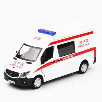 1:36 Benz policijos & greitosios pagalbos automobilis Žaislas Automobilis Metalo Žaislas Diecasts & Žaislinės Transporto priemonės, Automobilio Modelis, Automobilio Žaislai Vaikams
