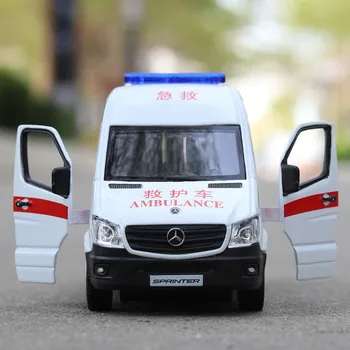 1:36 Benz policijos & greitosios pagalbos automobilis Žaislas Automobilis Metalo Žaislas Diecasts & Žaislinės Transporto priemonės, Automobilio Modelis, Automobilio Žaislai Vaikams