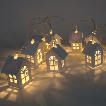 1,5 M LED String Light Christmas Tree House Pasakų Šviesos diodų (LED) vestuvių gimdymo Girliandą naujieji Metai, kalėdiniai papuošalai, namų Lempas