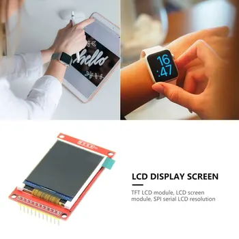 1.8 colių TFT SPI Serijos LCD Rezoliucija 128X160 1.8 colių LCD Ekrano Arduino 5V/3.3 V, Vairuotojo IC ST7735S su SD Kortelės LIZDAS