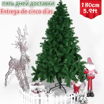 1,8 m Dirbtinės Kalėdų Medžio su Metaliniu Stovu Vaikams Dovanų, Namų Biuro Kambarį Kalėdų Šventės Dekoracijos 