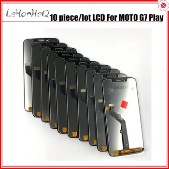 10 gabalas/daug LCD tinka Motorola MOTO G7 Žaisti LCD Ekranas Jutiklinis ekranas skaitmeninis keitiklis Asamblėjos MOTO G7 Žaisti LCD Ekranas