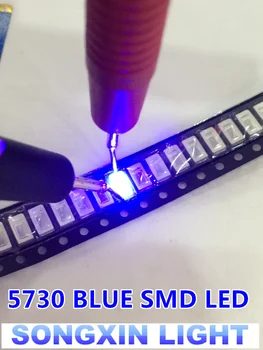 1000pcs 5730/5630 SMD Mėlyna LED Šviesos Diodų SMD LED 5730 mėlyna Paviršinio montavimo Led 460-470NM 3.0-3.6 V Ultra Birght Led
