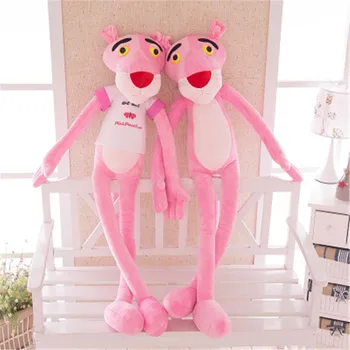 100cm New Pink Panther Pliušiniai Žaislai Įdaryti Lėlės Minkštas Žaislas Pink Leopard 