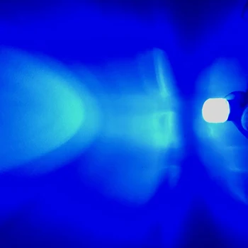 100vnt 7 spalvų Automobilių Gabaritiniai Žibintai Ba9s T4w 2835 led Romos skiltyje vietoje objektyvo Auto salono Apšvietimas, Pleišto Žymeklis Šviesos diodų (LED) Lemputė 12V