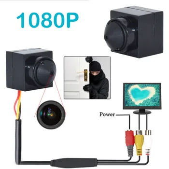 1080P Super Mini HAINAUT TVI CVI Kamera, vaizdo kameros sistema, MINI vaizdo Saugumo kameros OSD meniu vaizdo kamera MIC DV kamera len