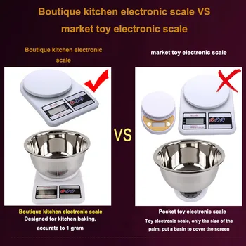10kg 1g Skaitmeninės Skalės, Namų Virtuvė Platforma Svoris Elektroninė Balanso Kepimo Priemonė Maisto Gaminimo Įrankiai