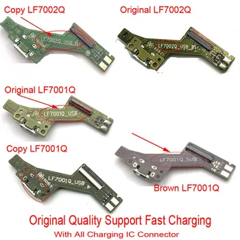 10vnt/Daug Įkrovimo lizdas Usb flex kabelis Lenovo PHAB PB1-750 PB1-750N Micro Dokas mokestis jungtis USB Valdybos atsarginės dalys