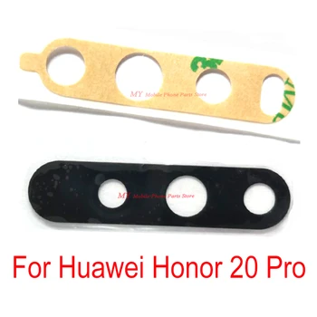 10VNT Naujas Galinio vaizdo Kamera, Stiklo Lęšis Huawei Honor 20 Pro 20pro Atgal Didelis Fotoaparato Objektyvo Stiklo danga Remontas, Dalys Honor20 Pro