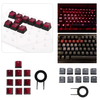 10vnt/Pak Keycaps už Corsair K70 K65 K95 G710 RGB APŠAUDYTI Mechaninė Klaviatūra X6HA