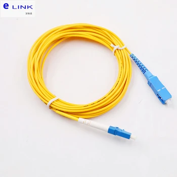 10vnt SC-LC fiber optic patch cord SM Simplex 1M 2M 3M 5M-7M 10M LC-SC optinis pluoštas, jumper 2.0 3.0 mm mm SX nemokamas pristatymas IL