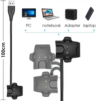 10VNT USB Įkrovimo Kabelis Huawei Honor Band 5 Įkroviklis Adapteris, skirtas 