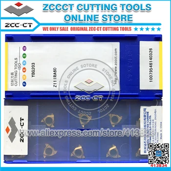 10vnt Z11IRA60 YBG203 ZCCCT pjovimo įrankis cnc threading įterpti staklės, skardos pjovimo vidaus pjovimo dešinėje įrankis