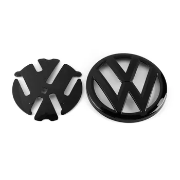110mm Gloss Black Galinis Kamieno Dangčio Ženklelis Logotipas, Emblema Pakeitimo VW Volkswagen Polo m. m. 2016 m.