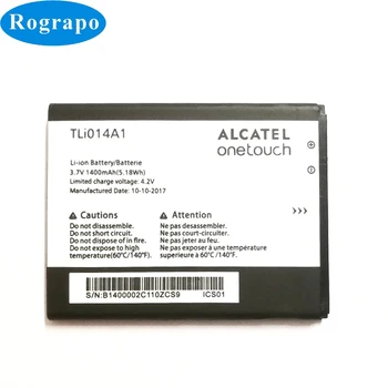 1400mAh Li-ion Baterija Alcatel One Touch 4005D Šlovės 2 M'Pop 5020 5020D OT-5020 OT5020 TLi014A1 Batterie Batterij Bateria