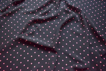 145x100cm Importuotų Mados Pink Dot Stilius Spausdinti Minkštas Šifono Audinio Moterų Long beach Suknelė,Marškiniai Siuvimo Audinio Apmušalai