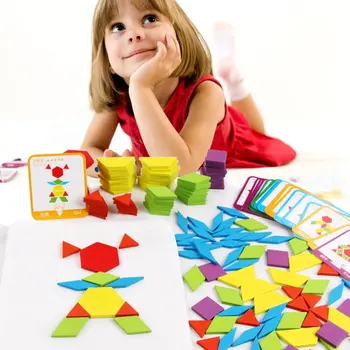 155pcs Rinkinys Medinė Dėlionė Valdybos Kūdikių Montessori Ugdymo Žaislai Vaikams Mokymosi Plėtros Žaislas