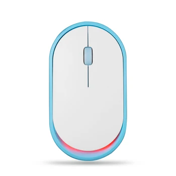 1600 DPI Bluetooth Mouse Belaidė 2.4 G USB LED Apšvietimu Žaidimų Pelės 