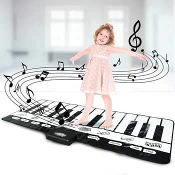180x72cm Kūdikių Muzikiniai Žaislai Žaisti Fortepijonas Klaviatūros Kilimėlis Muzikos instrumentų Žaidimas Kilimų Daugiafunkcį Švietimo Žaislai Vaikas Dovanos