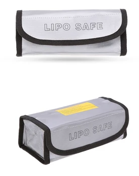 185x75x60mm Aikštėje RC LiPo Baterijos Saugumas atspari Ugniai Maišelį Saugiai saugoti Baterijos Apsauga Įkrovimo Maišas RC Žaislo Baterija