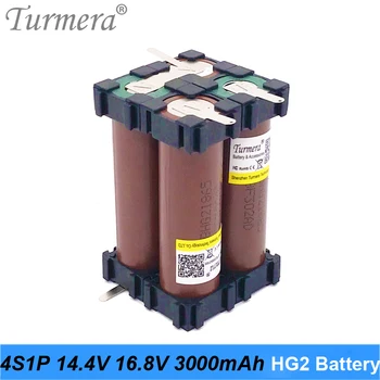 18650 hg2 3000mAh Baterija 30A 12.6 V 25.2 V Atsuktuvas Shurika Litavimo Juostos 3S 4S 5S 6S Baterija individualų Turmera