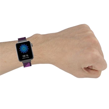 18mm Austi Nailono Watchband už Xiaomi MI Laikrodžių Apyrankės Dirželio Garmin Vivomove3S Iškastinio už LG Žiūrėti Stilius Ticwatch
