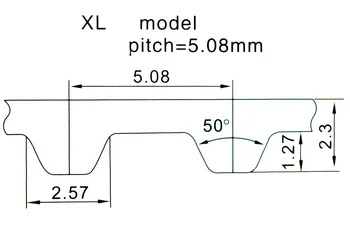 1PCS 3D spausdintuvas XL 16 dantų aliuminio lydinio Laikas Skriemulys Pagimdė 5mm, 6mm už diržo plotis 10mm XL-16teeth XL Skriemulys, 16 dantų