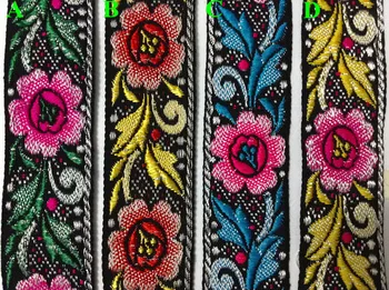 2.8 cm tautos stiliaus vieno veido dažyti siūlai, elastiniai juostos,nacionalinės stiliaus siuvinėjimų diržas,XERY140510A