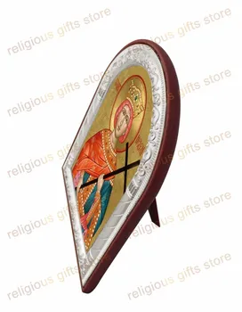 2016 krikščionių dizaino rankų darbo dovanos saint helen vaizdus, padengtą metalo, sidabro spalvos plastiko rėmas religinių pakabas, rėmelius iliustracijos