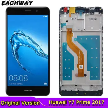 2017 m. HUAWEI Y7 Premjero LCD Ekranas Jutiklinis Ekranas TRT-L21 L21X LX2 LX1 LX3 už Nova Lite Plius LCD Huawei Y7 Premjero 2017 LCD