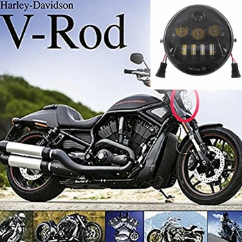 2017 Naujas Motociklo priekinis Žibintas, skirtas Harley V rod V Rod VROD VRSCA VRSC priekinis žibintas VRSC/V-ROD LED MOTOCIKLO priekinis žibintas