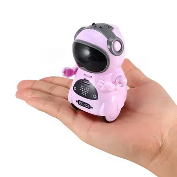 2019 KARŠTO Protingas Mini Pocket Robotas Vaikščioti Muzikos, Šokio Šviesos Balso Atpažinimo Pokalbį Kartoti Protingas Vaikams, Interaktyvus Žaislas