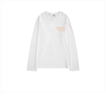2019 Mados Vyrų Hip-Hop Piazz Print Long Sleeve T-shirt Rudenį Vyrų ir Moterų Visą Rankovės Harajuku Marškinėliai Rudenį Streetwear