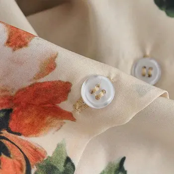 2019 moterų vintage mados gėlių spausdinti atsitiktinis palaidinė marškinėliai moterims ilgomis rankovėmis elegantiškas blusas feminina verslo prašmatnus viršūnes LS4084