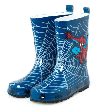 2019 Naujas Disney Berniukas Blue Spider-Man Lietaus, Guminiai Batai Vaikams, cartoon Anti-slydimo batų dydį, 23-39 straipsniai