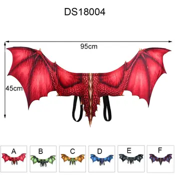 2019 Naujausias Karšto 3D Dragon Sparno Helovinas užgavėnių Kostiumai, Cosplay Vyrų Nedoras Sparnus Drakono Sparnai Kostiumas Dinozaurų Sparnus