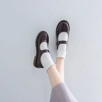 2019 pavasarį ir rudenį naujų moterų butas batai, universalus, patogus, saldus, Japonijos sagtis, nustatyti kojų, moterų batai