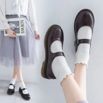 2019 pavasarį ir rudenį naujų moterų butas batai, universalus, patogus, saldus, Japonijos sagtis, nustatyti kojų, moterų batai