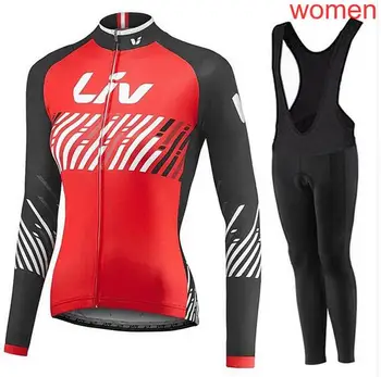 2020 Liv Moterys ilgomis rankovėmis dviračių megztiniai MTB dviračių triko Bicicleta kalnų dviračiais drabužių