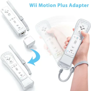 2020 m., naujas Nuotolinio Motion Plus Jutiklis, Valdiklis Adapte + Silikono Atveju Nintendo Wii Wii 