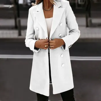2020 m. rudens ir žiemos vilnoniai paltai moterų Vidutinio Ilgio Naujos korėjos temperamentas moterų populiarus Viršutiniai drabužiai vilnonis paltas
