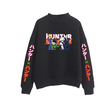 2020 M. Rudens Žiemos Hunter X Hunter Anime Spausdinti Atsitiktinis Vilnos Hip-Hop Megztiniai Megztinis