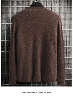 2020 mezgimo vyrų megztinis v-kaklo išorinis dėvėti pavasarį ir rudenį šviesos mados gražus laisvalaikio džemperis