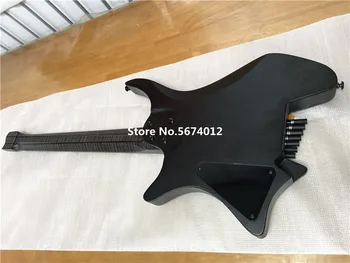 2020 Naujas 7-string begalvis elektrinė gitara vėduoklės formos kaklo Krzywy Kaklo matinis gali būti pakeista be krovinių, kaip reikalaujama