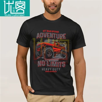2020 Naujas Mens T Shirts Bekelės Džipas T-shirt 4x4 Auto Lauke Ne Riba, Nuotykių Takas V8 Medvilnė Nauja, T-marškinėliai Tees