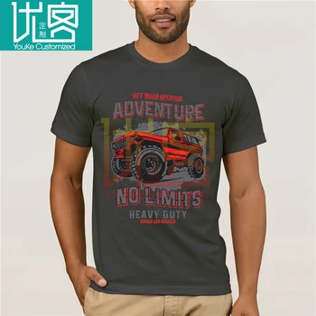 2020 Naujas Mens T Shirts Bekelės Džipas T-shirt 4x4 Auto Lauke Ne Riba, Nuotykių Takas V8 Medvilnė Nauja, T-marškinėliai Tees