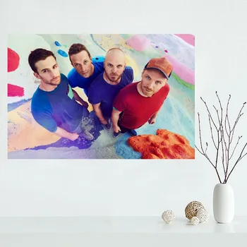 2020 Naujas Produktas Coldplay Plakatas Užsakymą Satino Plakato Spauda Audinys Audinys Sienos Plakatas Spausdinimo Šilko Audinys Spausdinti Plakato