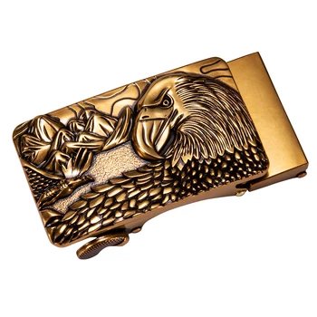 2020 Naujų Dizainerių vyriškų Diržų Sagtis Prabangių Senovinių Aukso Žalvario Sagtis Su Gyvate Erelio Dragon Pakeisti Sagtis su Dizainerio